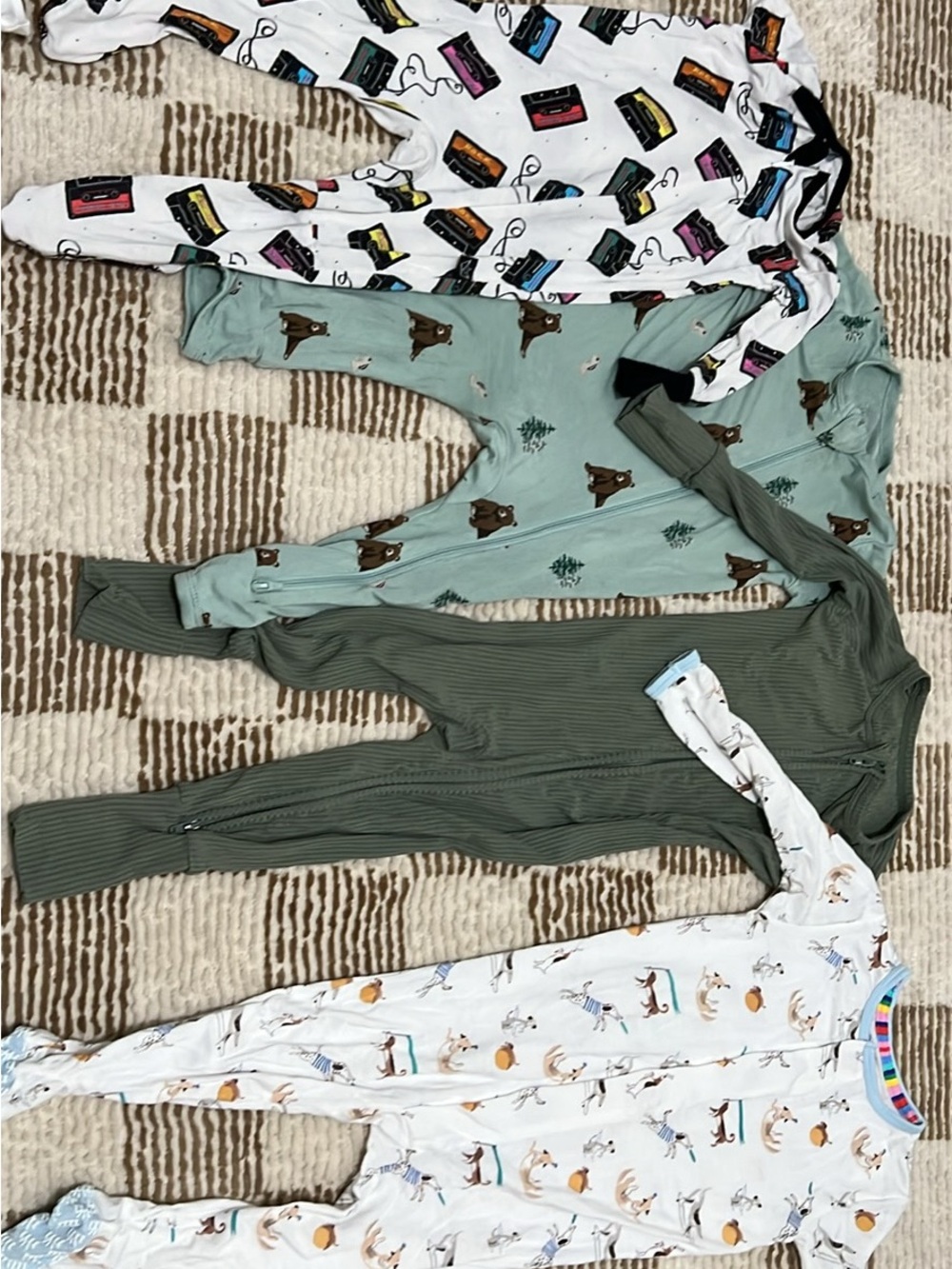 Mixed Bamboo Pajama Bundle Size 6-12 mos. NWOT
